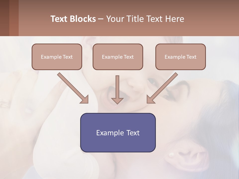 Child With Mom PowerPoint Template