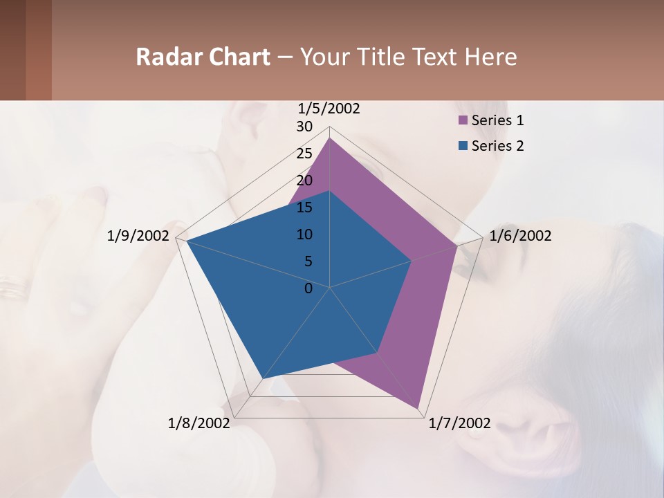 Child With Mom PowerPoint Template