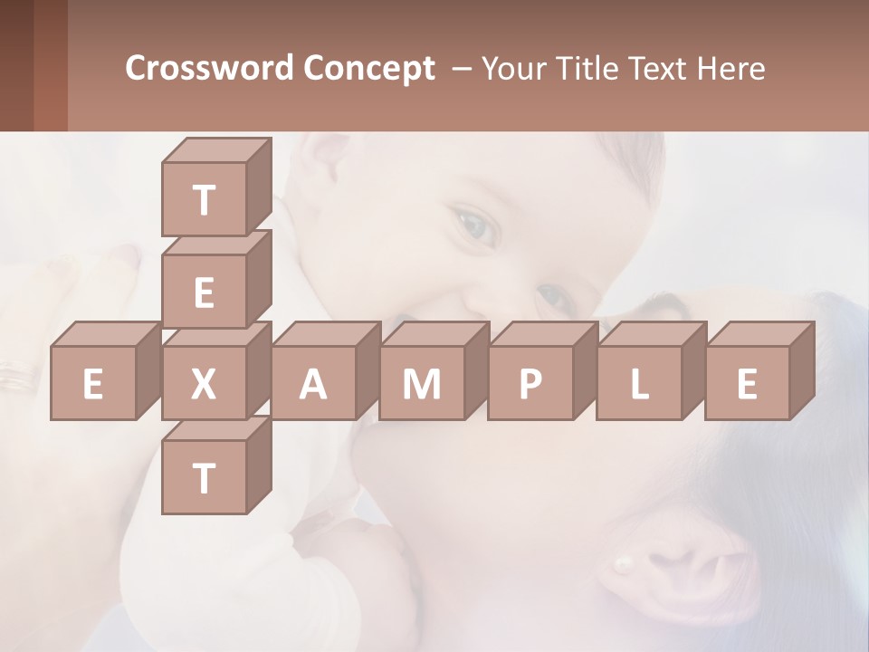 Child With Mom PowerPoint Template