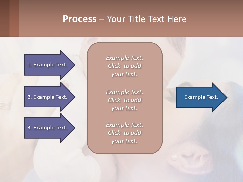 Child With Mom PowerPoint Template