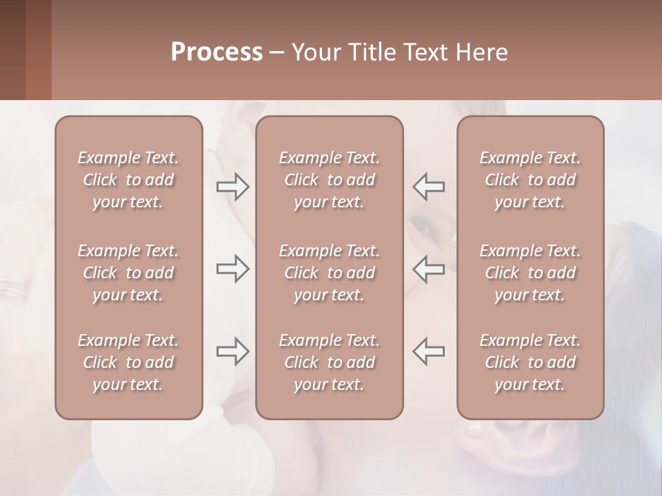 Child With Mom PowerPoint Template