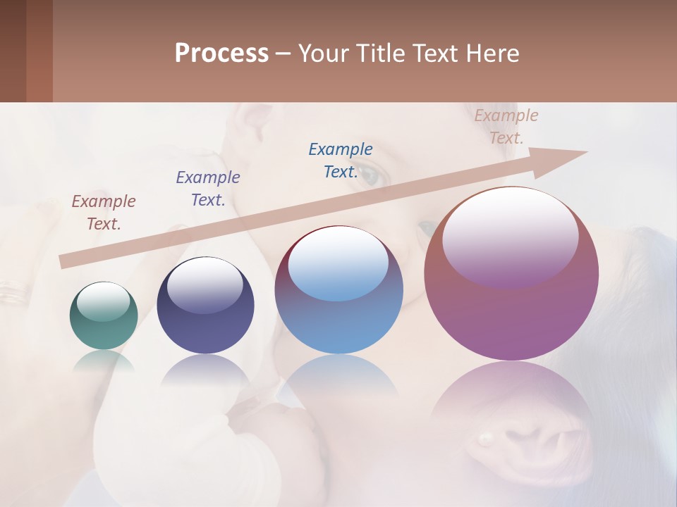 Child With Mom PowerPoint Template