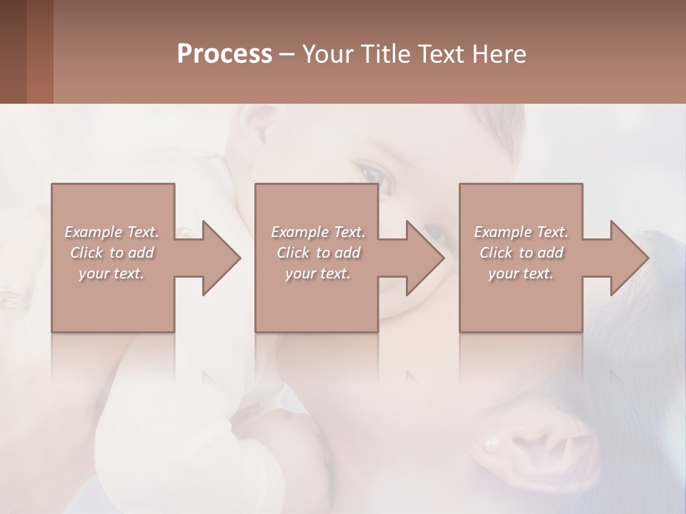 Child With Mom PowerPoint Template