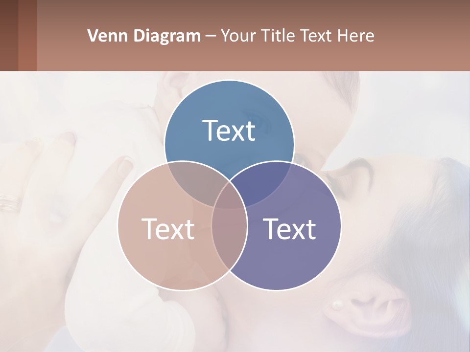 Child With Mom PowerPoint Template