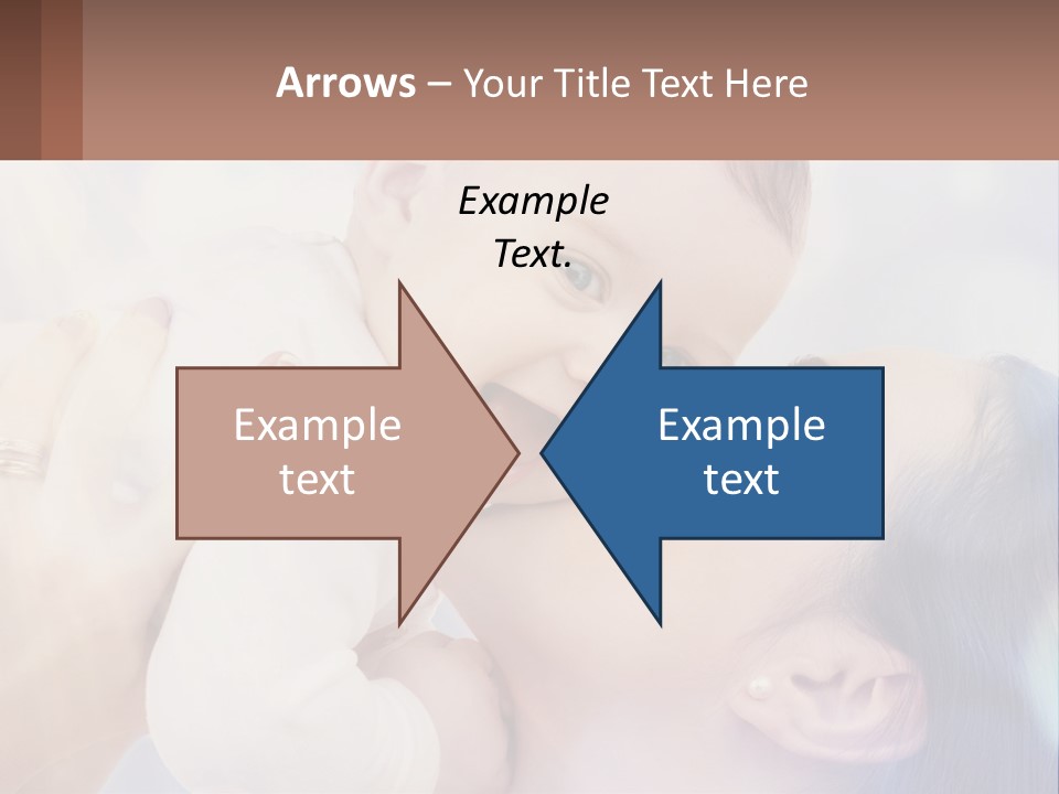 Child With Mom PowerPoint Template