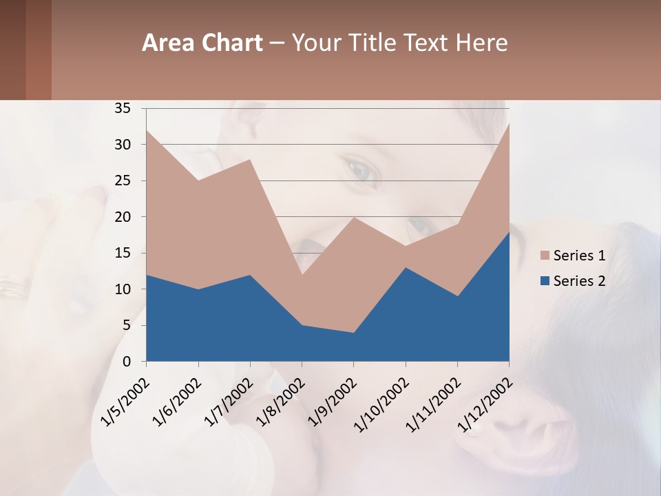 Child With Mom PowerPoint Template