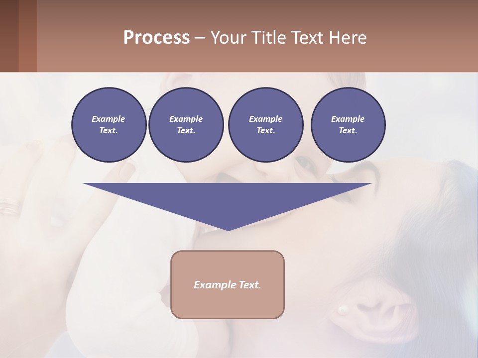 Child With Mom PowerPoint Template