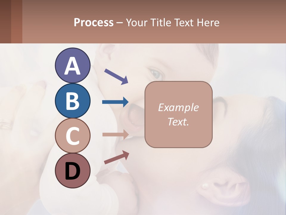 Child With Mom PowerPoint Template