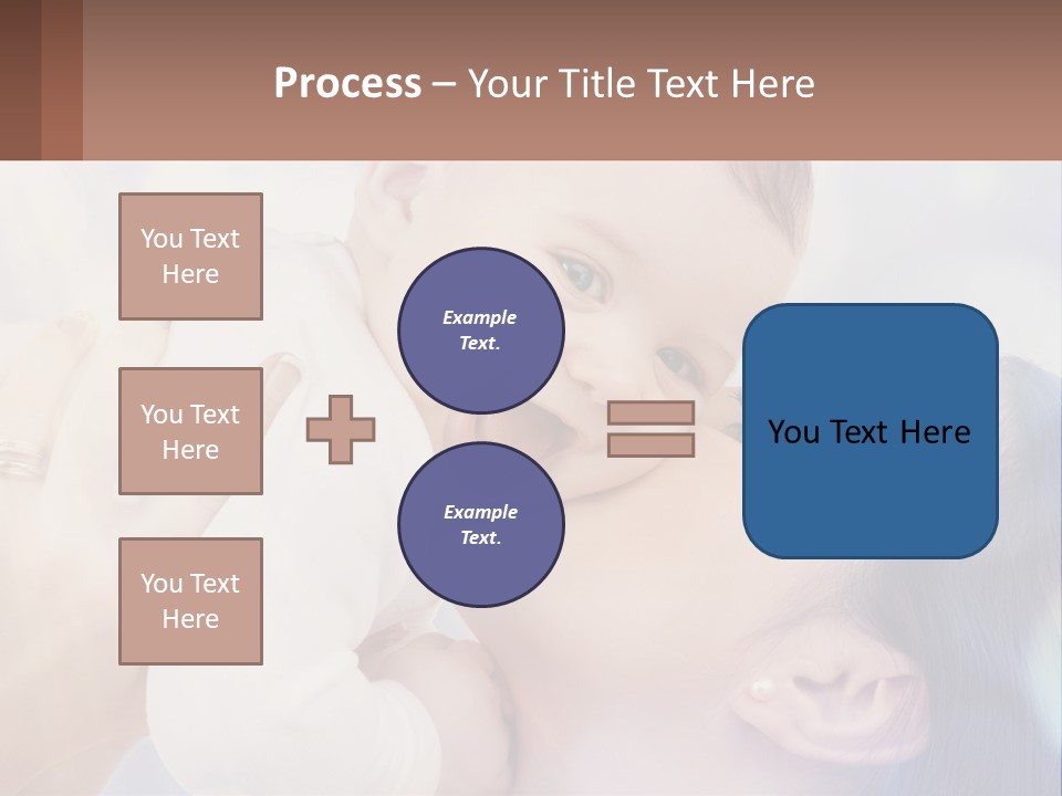 Child With Mom PowerPoint Template