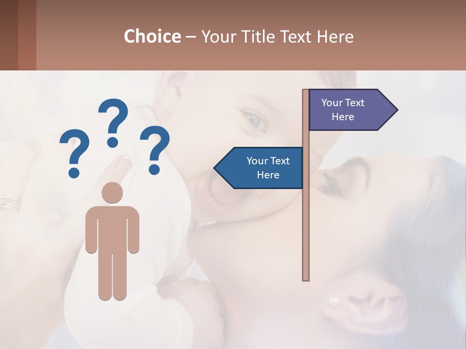 Child With Mom PowerPoint Template