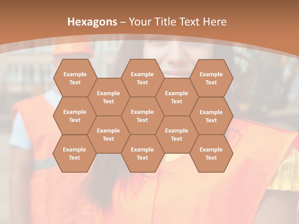 Workers In Vests PowerPoint Template