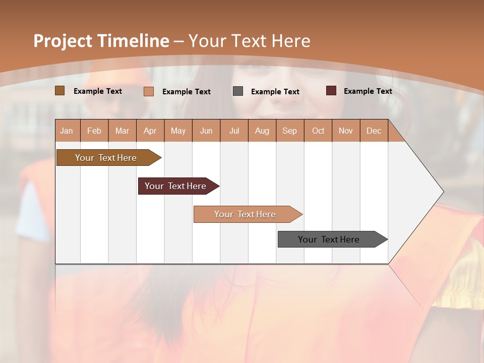 Workers In Vests PowerPoint Template
