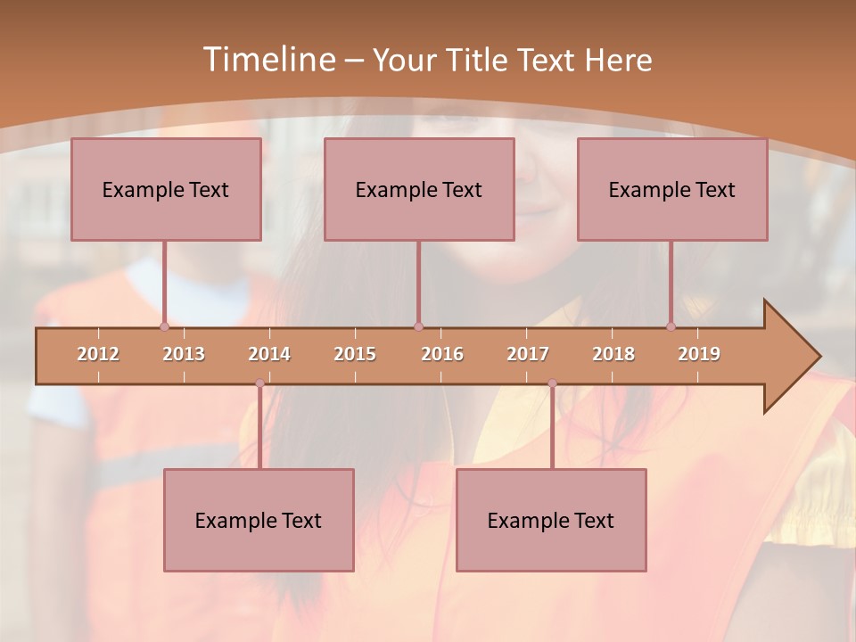 Workers In Vests PowerPoint Template