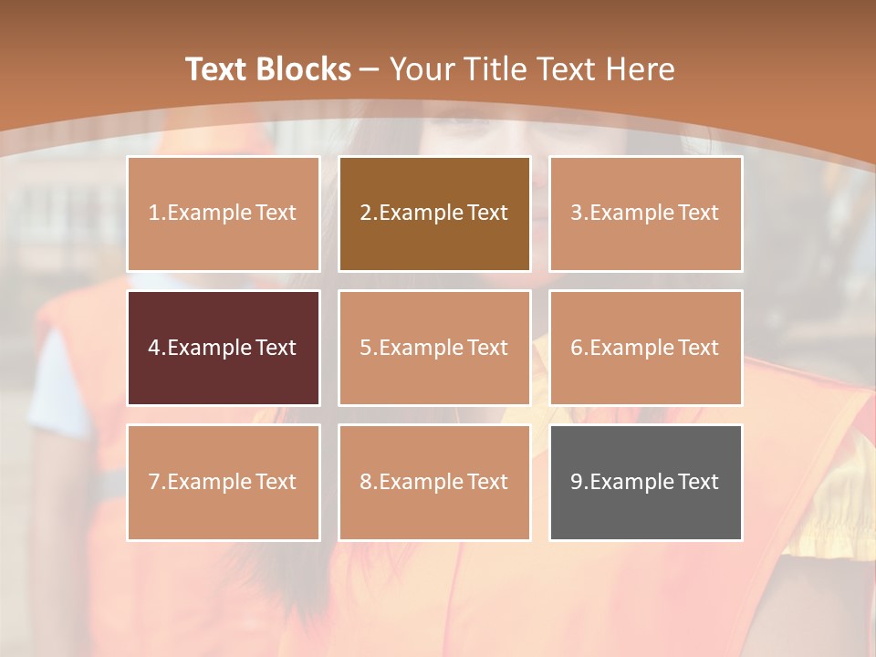 Workers In Vests PowerPoint Template