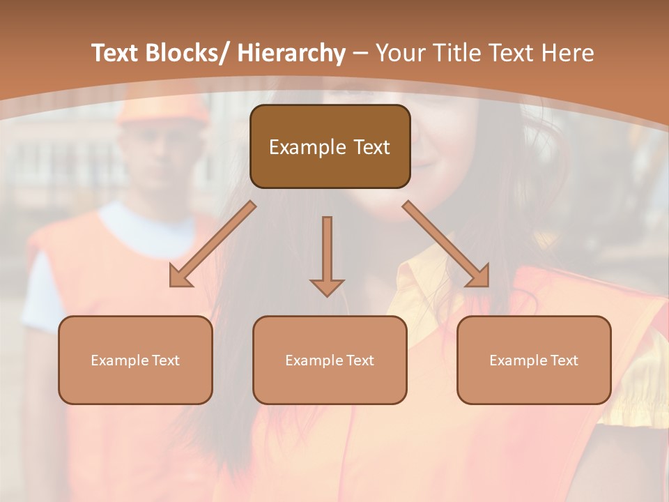 Workers In Vests PowerPoint Template