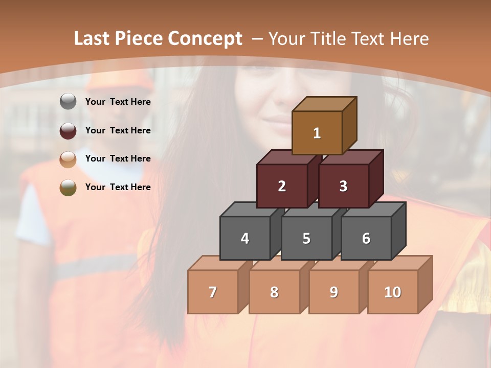 Workers In Vests PowerPoint Template