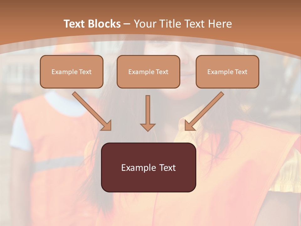 Workers In Vests PowerPoint Template