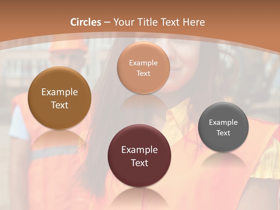 Workers In Vests PowerPoint Template