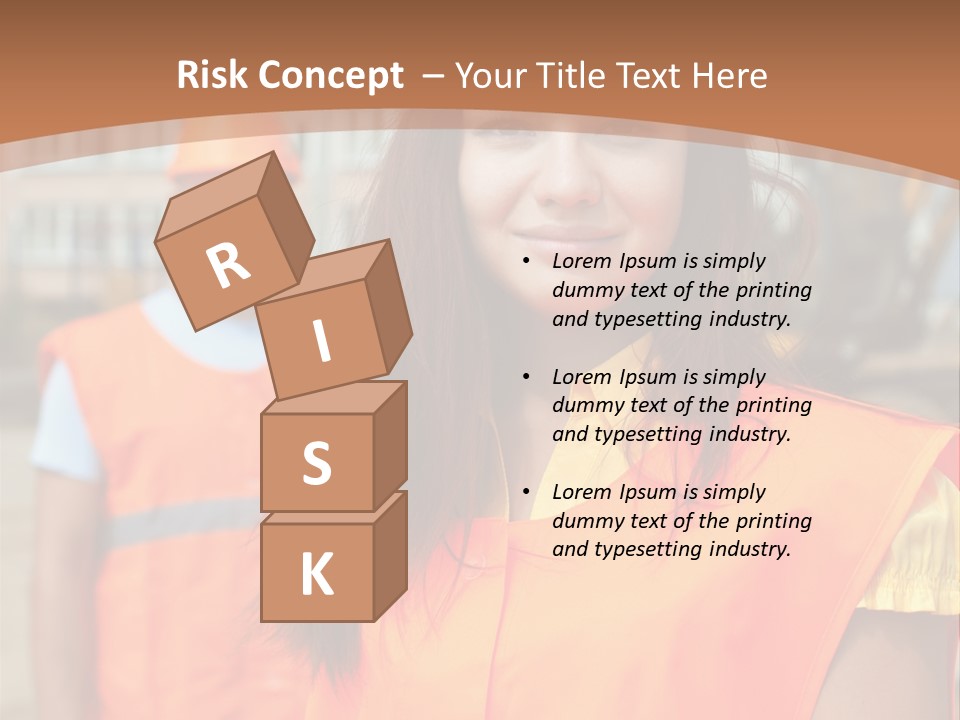 Workers In Vests PowerPoint Template