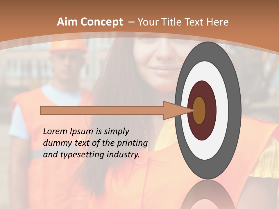 Workers In Vests PowerPoint Template