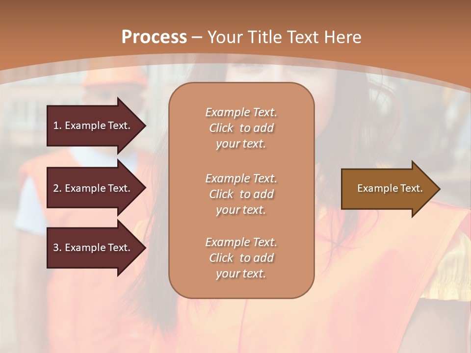Workers In Vests PowerPoint Template