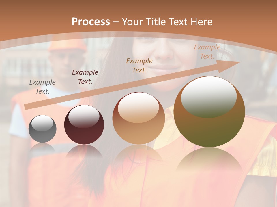 Workers In Vests PowerPoint Template