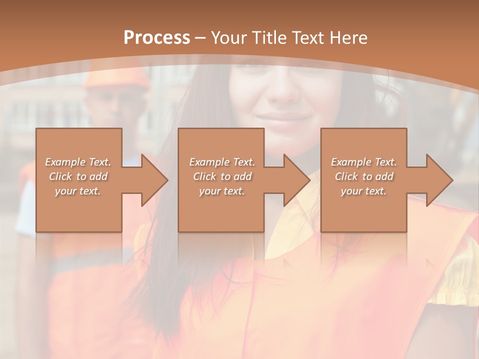 Workers In Vests PowerPoint Template