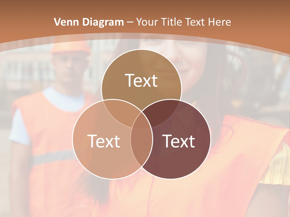 Workers In Vests PowerPoint Template