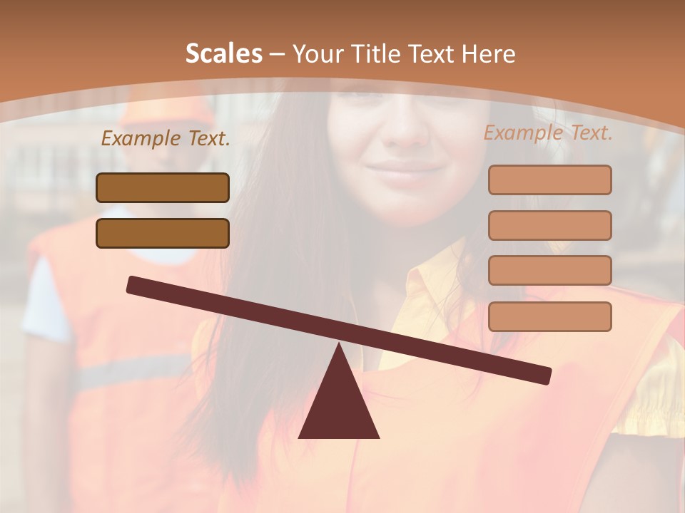 Workers In Vests PowerPoint Template