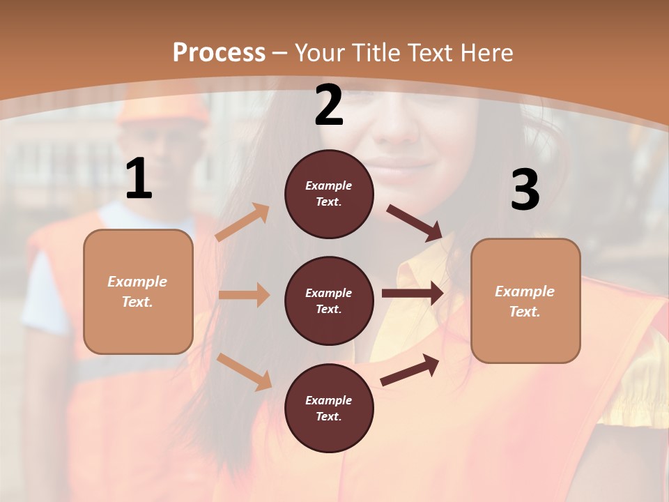 Workers In Vests PowerPoint Template