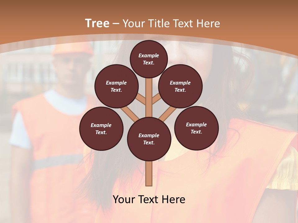 Workers In Vests PowerPoint Template