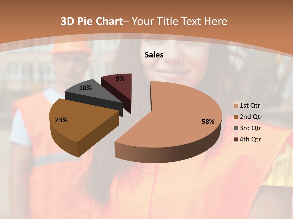 Workers In Vests PowerPoint Template