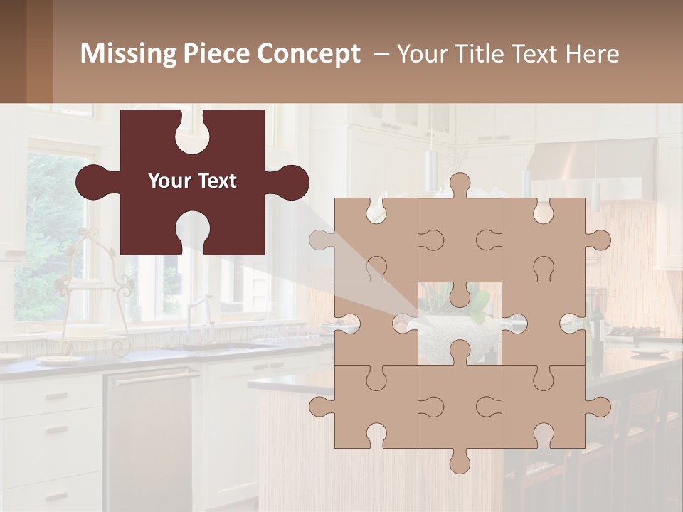 Kitchen Interier PowerPoint Template