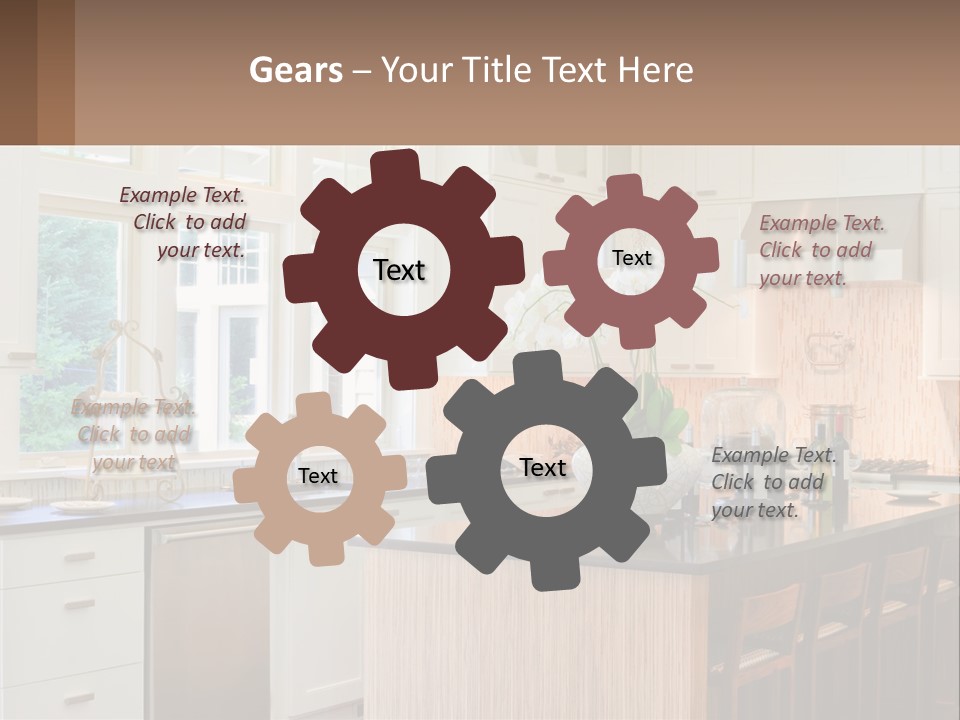 Kitchen Interier PowerPoint Template