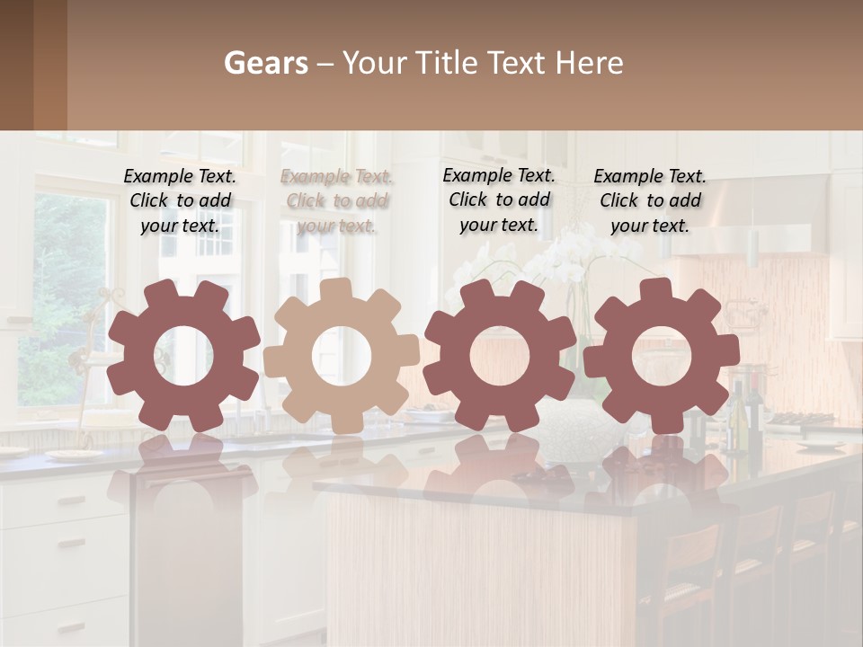 Kitchen Interier PowerPoint Template