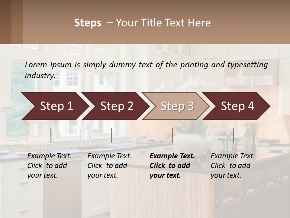Kitchen Interier PowerPoint Template