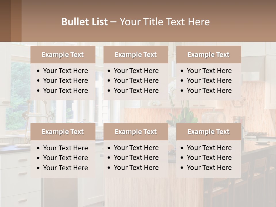 Kitchen Interier PowerPoint Template