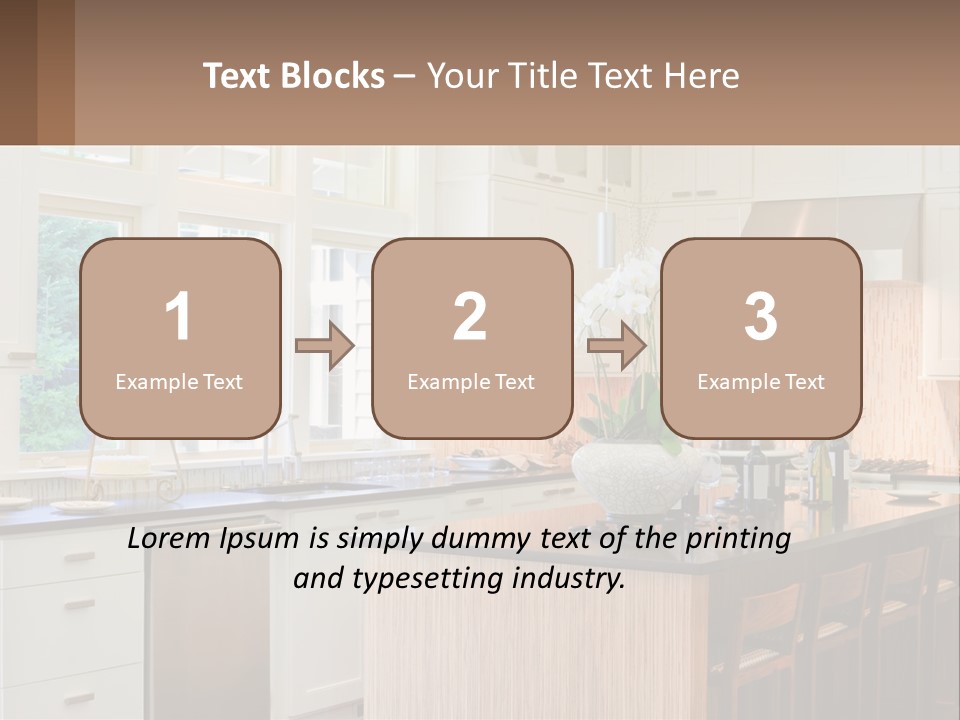 Kitchen Interier PowerPoint Template