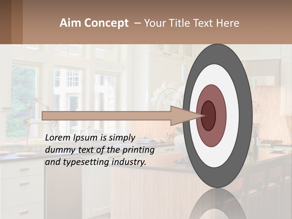 Kitchen Interier PowerPoint Template