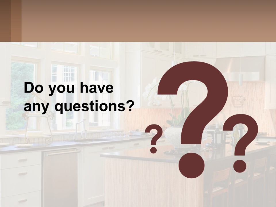 Kitchen Interier PowerPoint Template