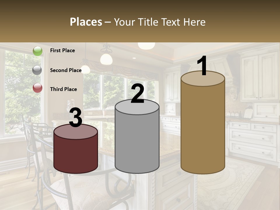 Classic Kitchen Interior PowerPoint Template
