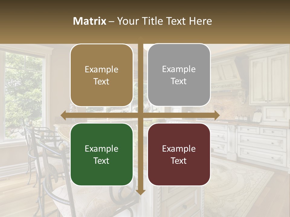 Classic Kitchen Interior PowerPoint Template