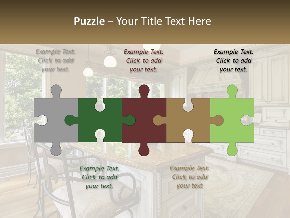 Classic Kitchen Interior PowerPoint Template