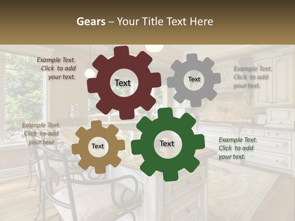 Classic Kitchen Interior PowerPoint Template