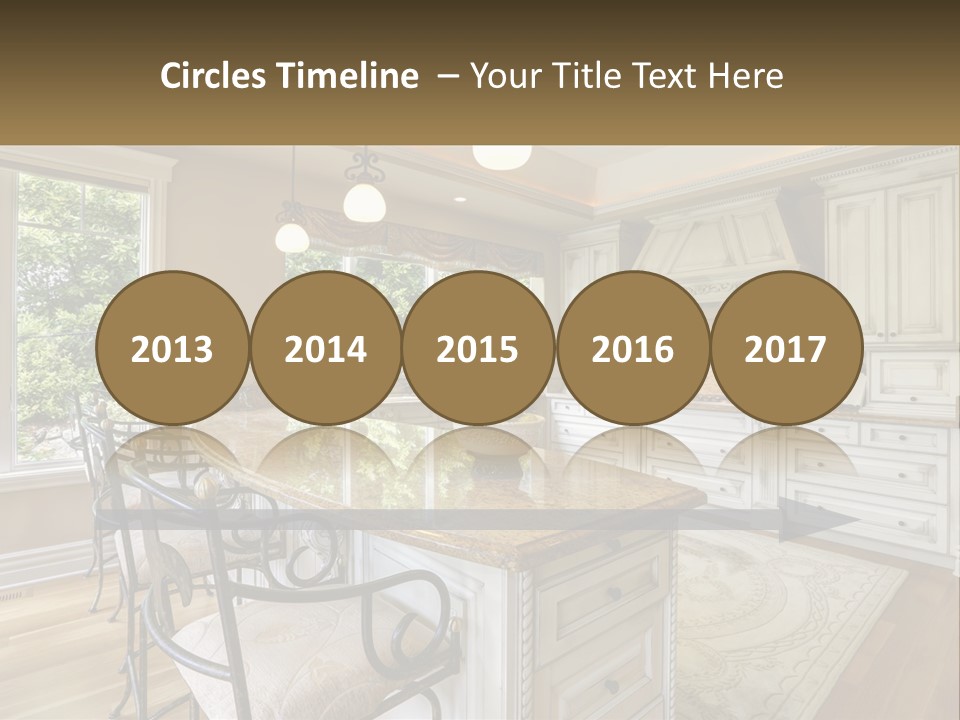 Classic Kitchen Interior PowerPoint Template