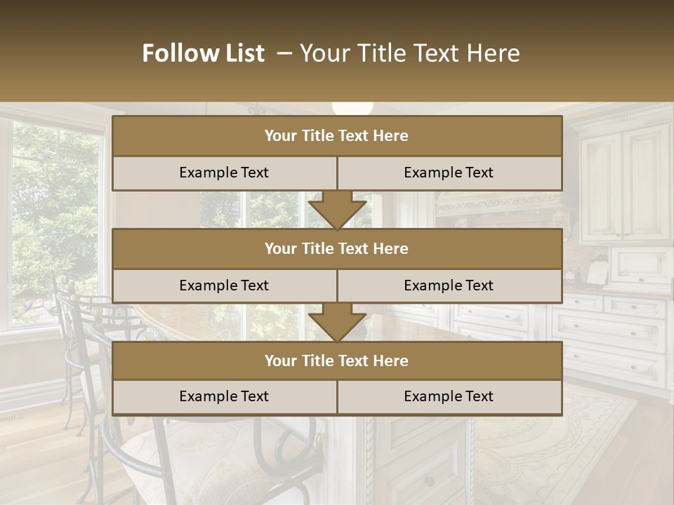 Classic Kitchen Interior PowerPoint Template