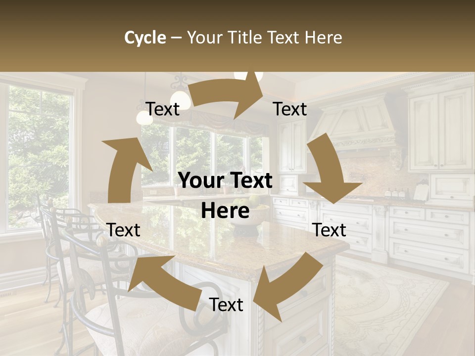 Classic Kitchen Interior PowerPoint Template
