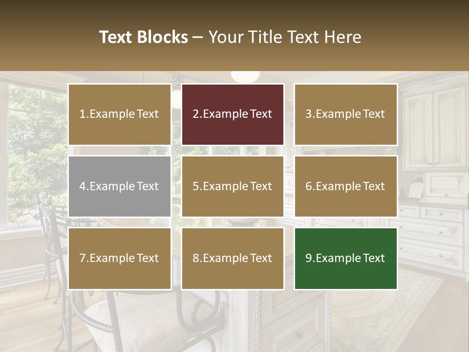 Classic Kitchen Interior PowerPoint Template