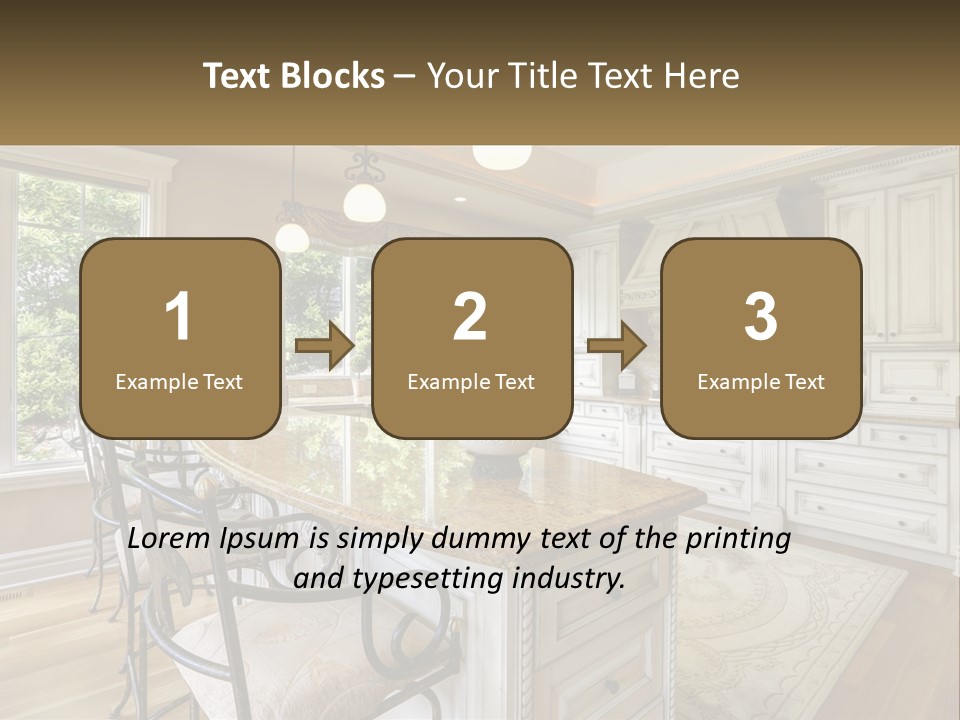 Classic Kitchen Interior PowerPoint Template