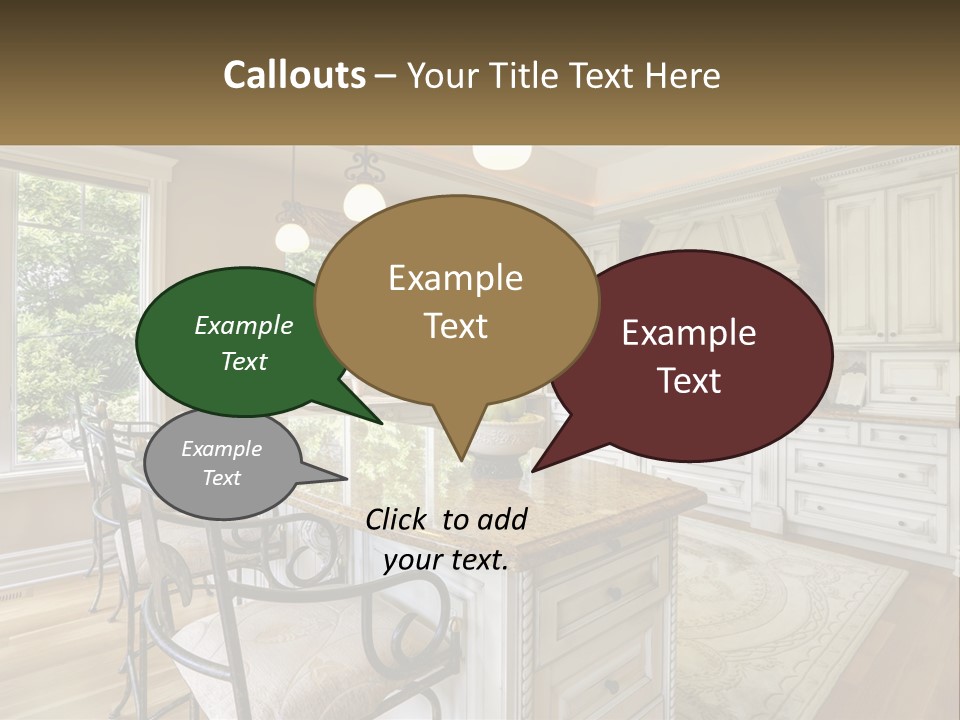 Classic Kitchen Interior PowerPoint Template